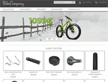 Tablet Screenshot of bikecompany.fi